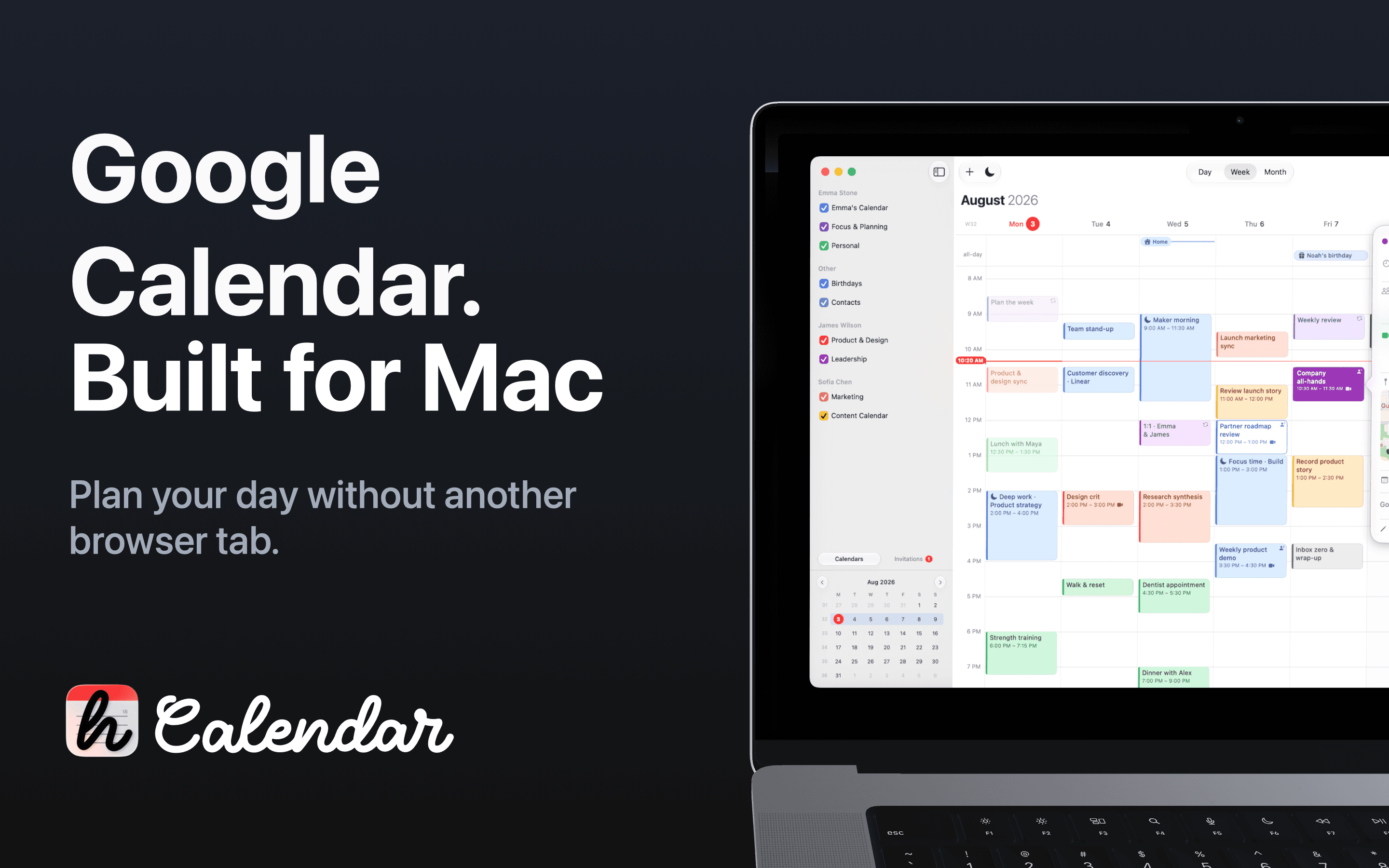 hora Calendar screenshot