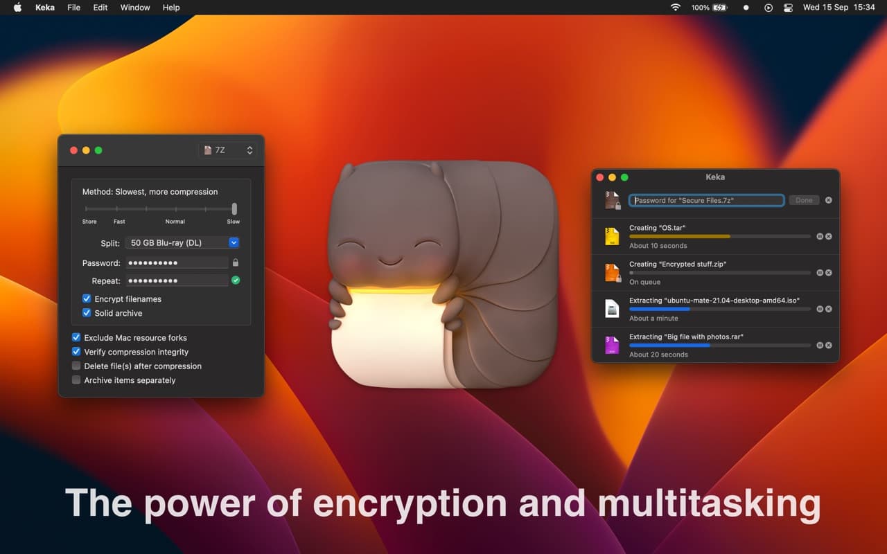 Keka screenshot