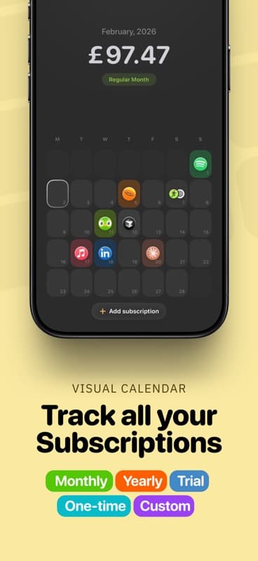 Subscription Day screenshot