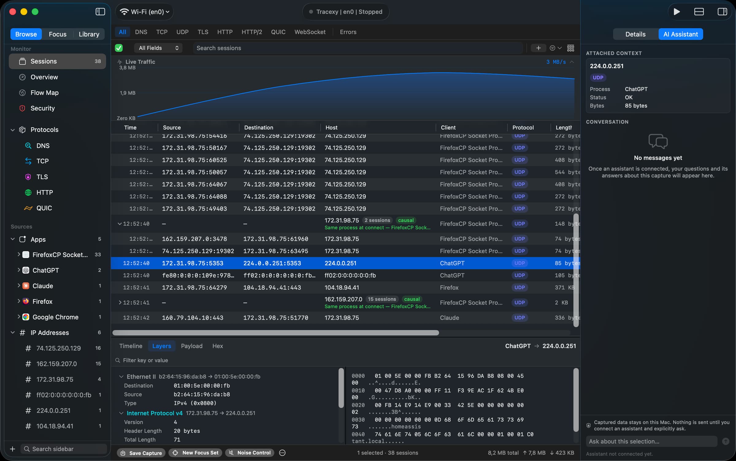 Tracexy screenshot