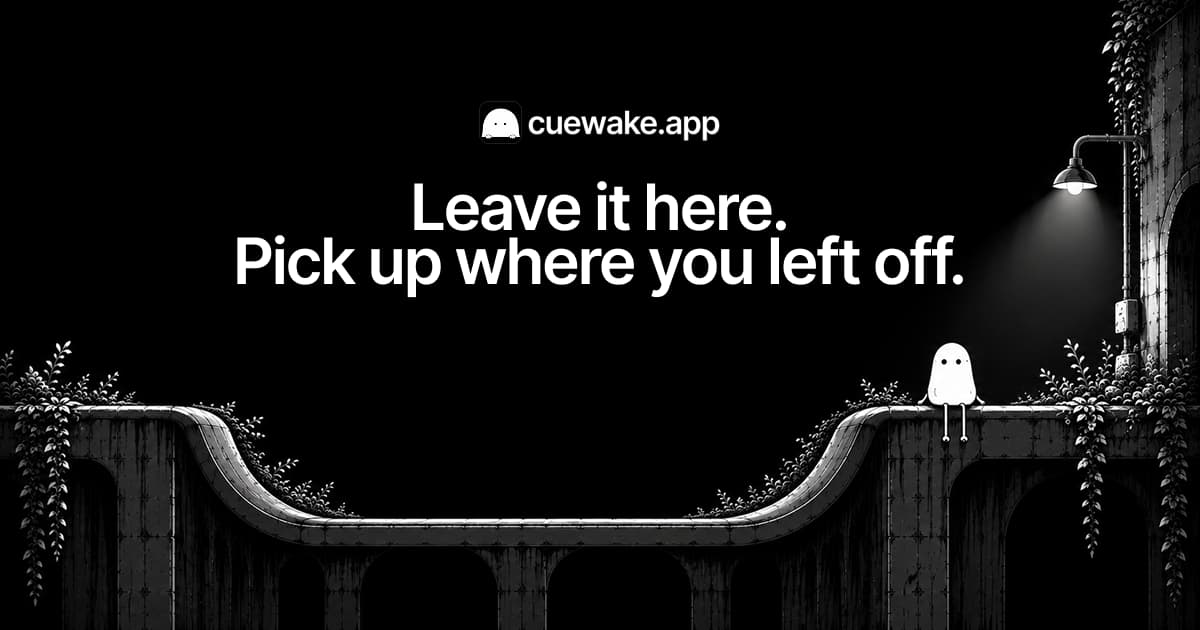 Cuewake screenshot