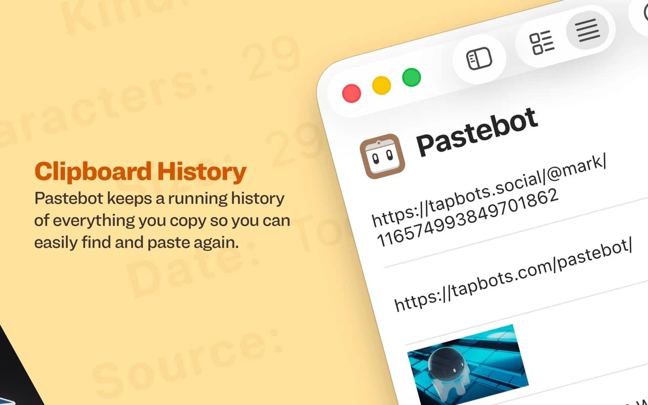 Pastebot screenshot 2