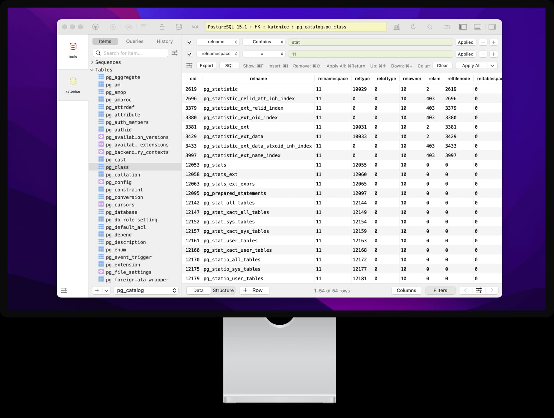 TablePlus screenshot