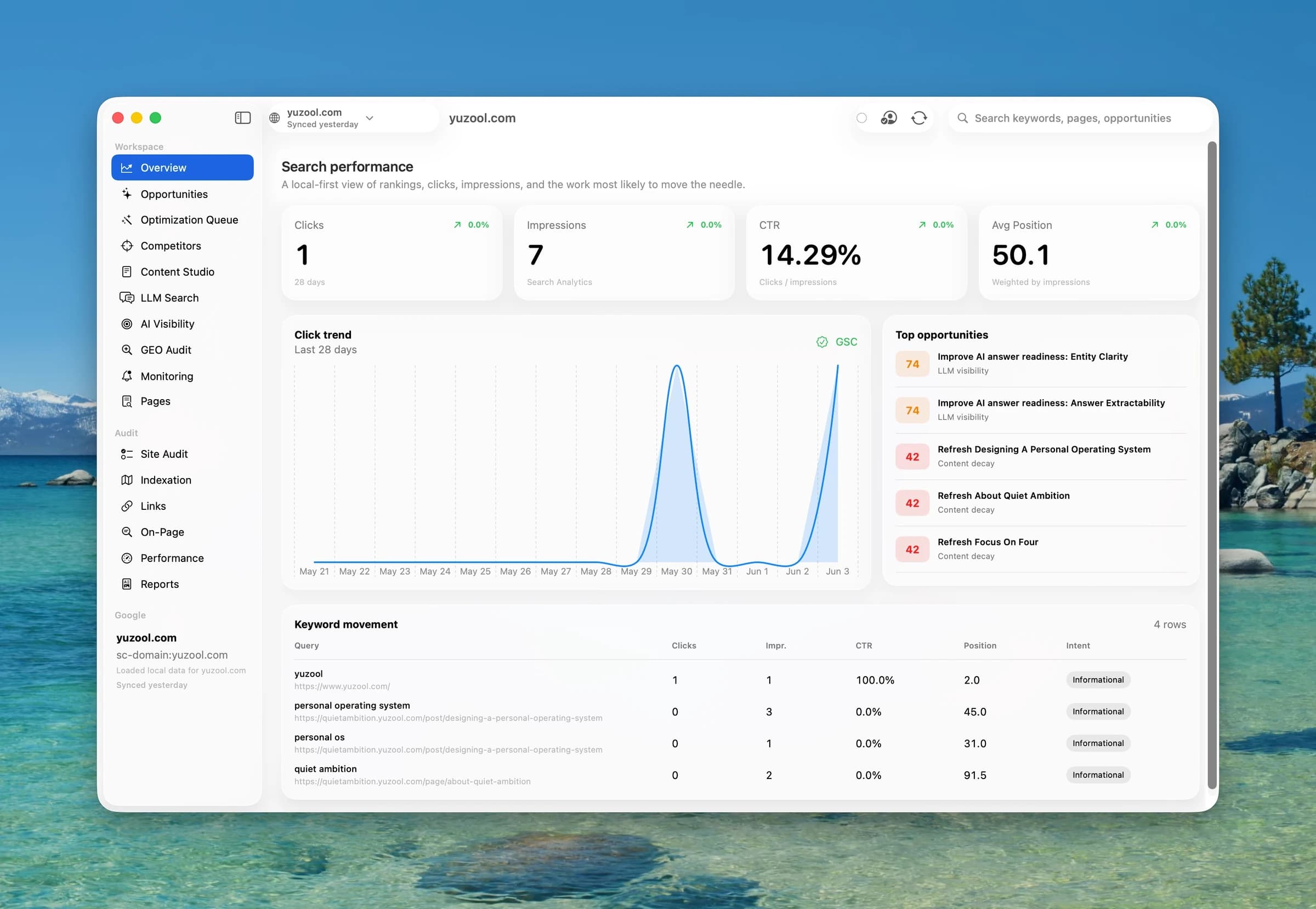 Rank for Mac screenshot