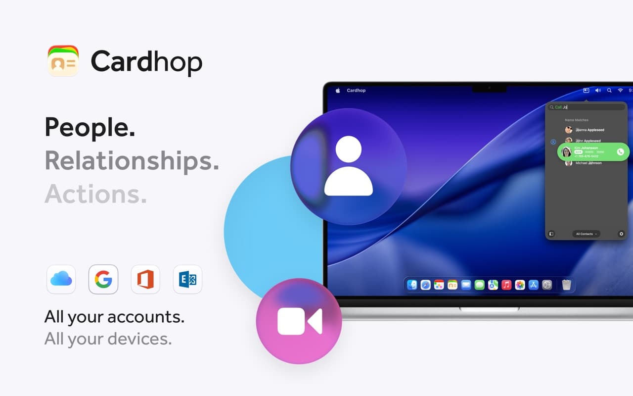 Cardhop screenshot