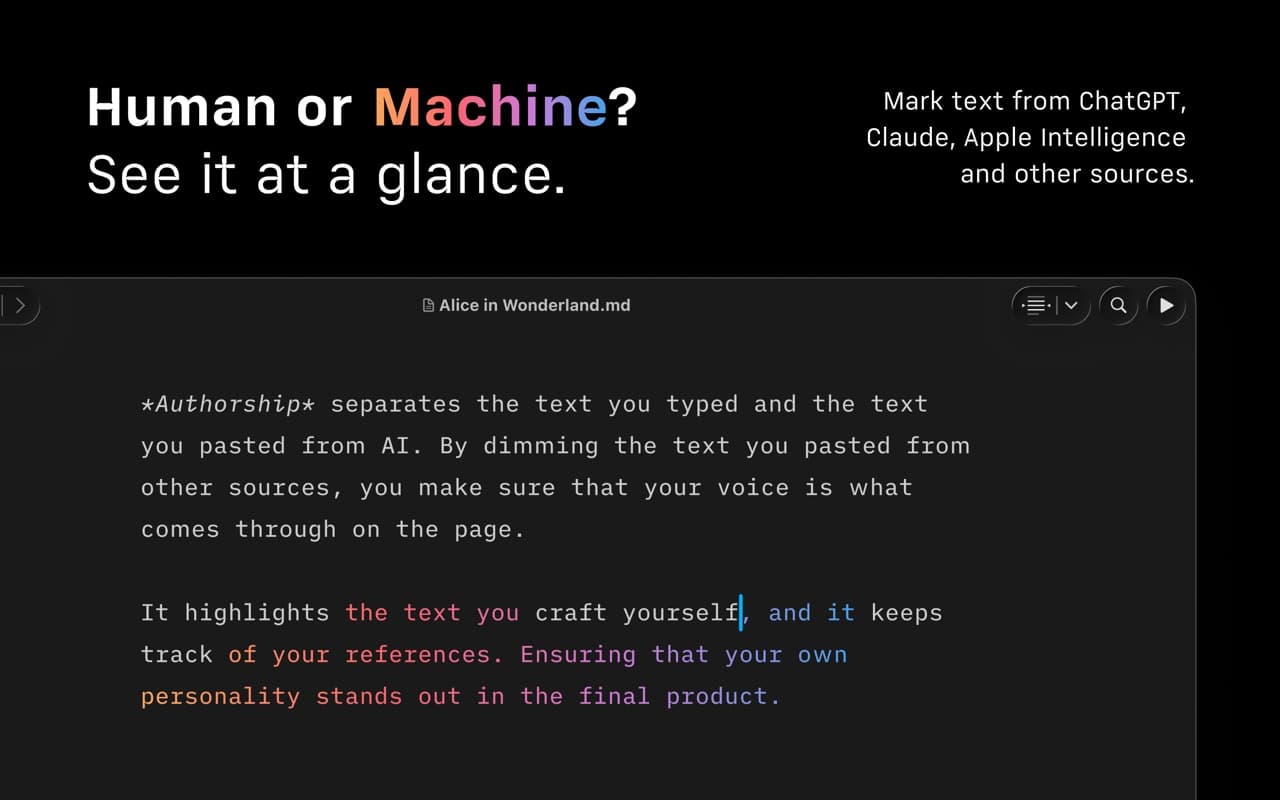 iA Writer screenshot