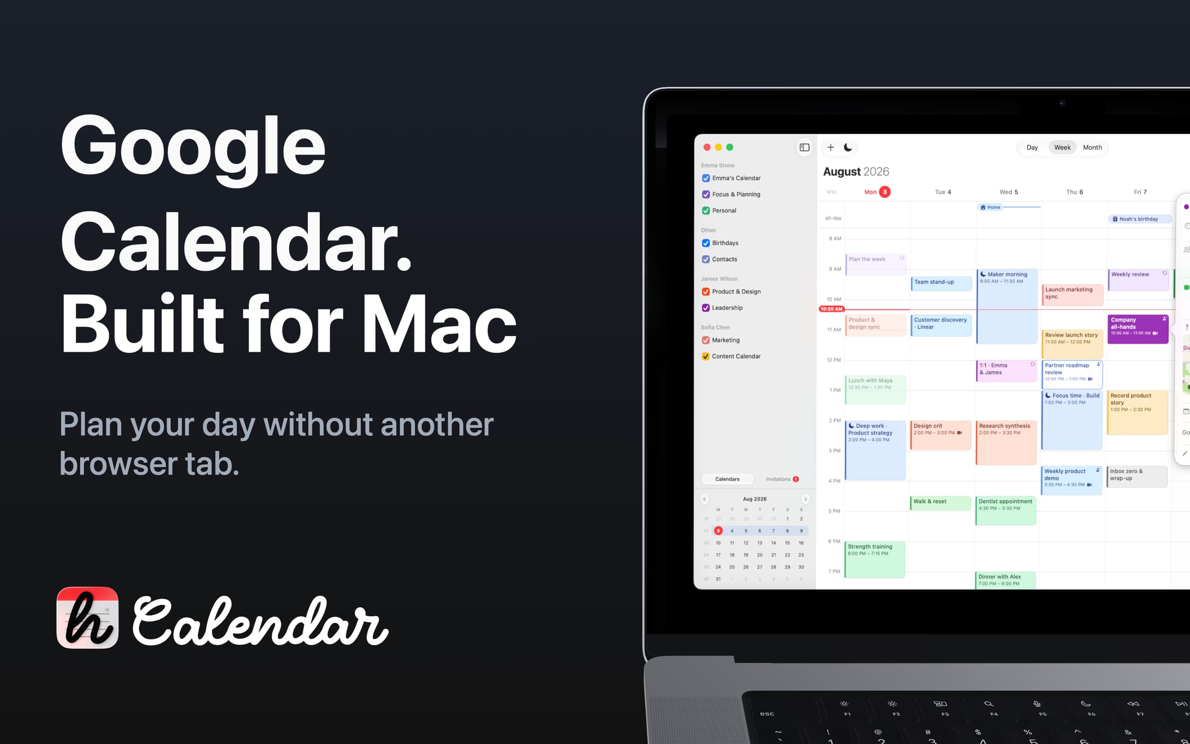 hora Calendar screenshot