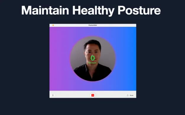 Posture Reminder AI screenshot
