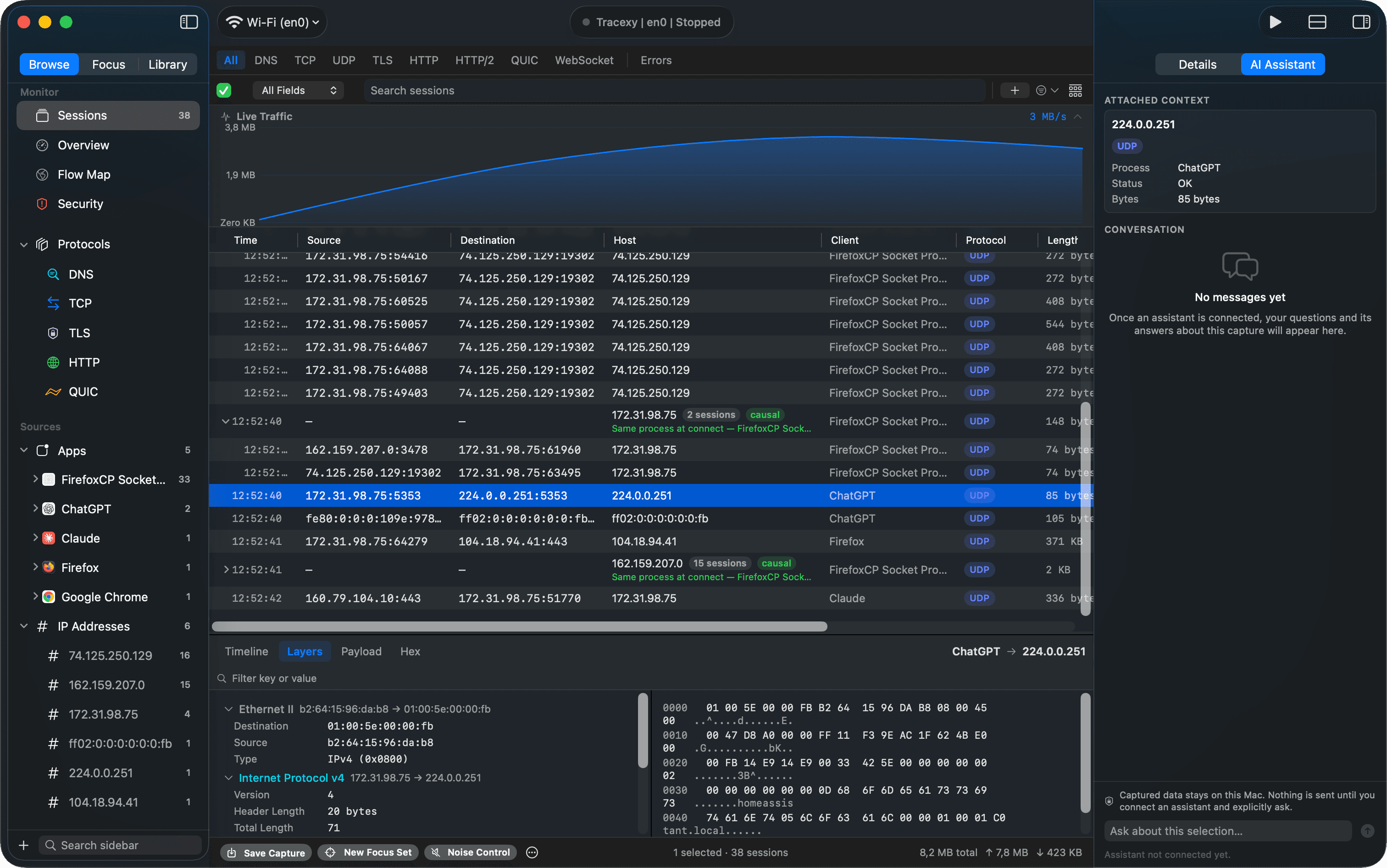 Tracexy screenshot