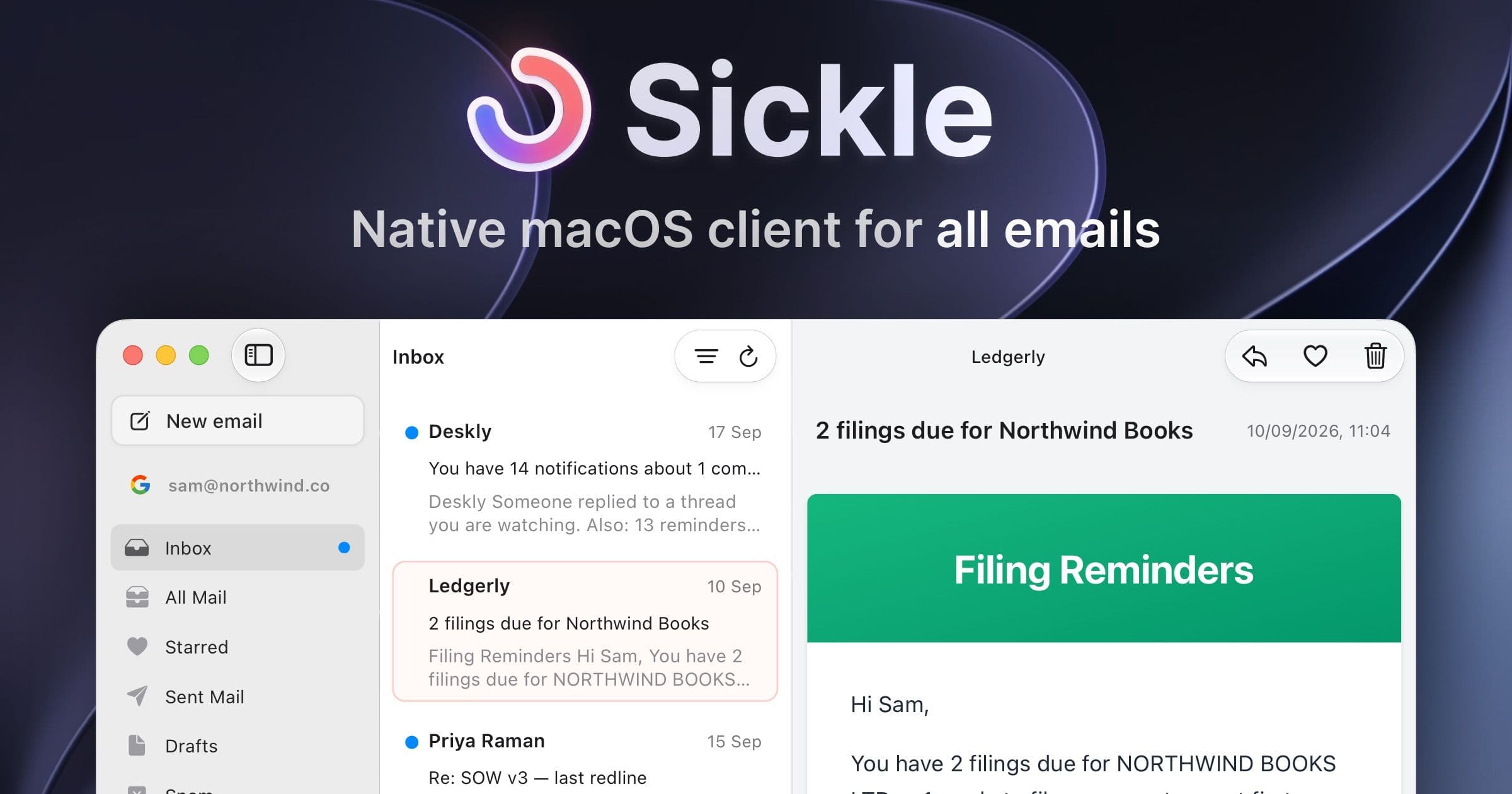 Sickle screenshot 1