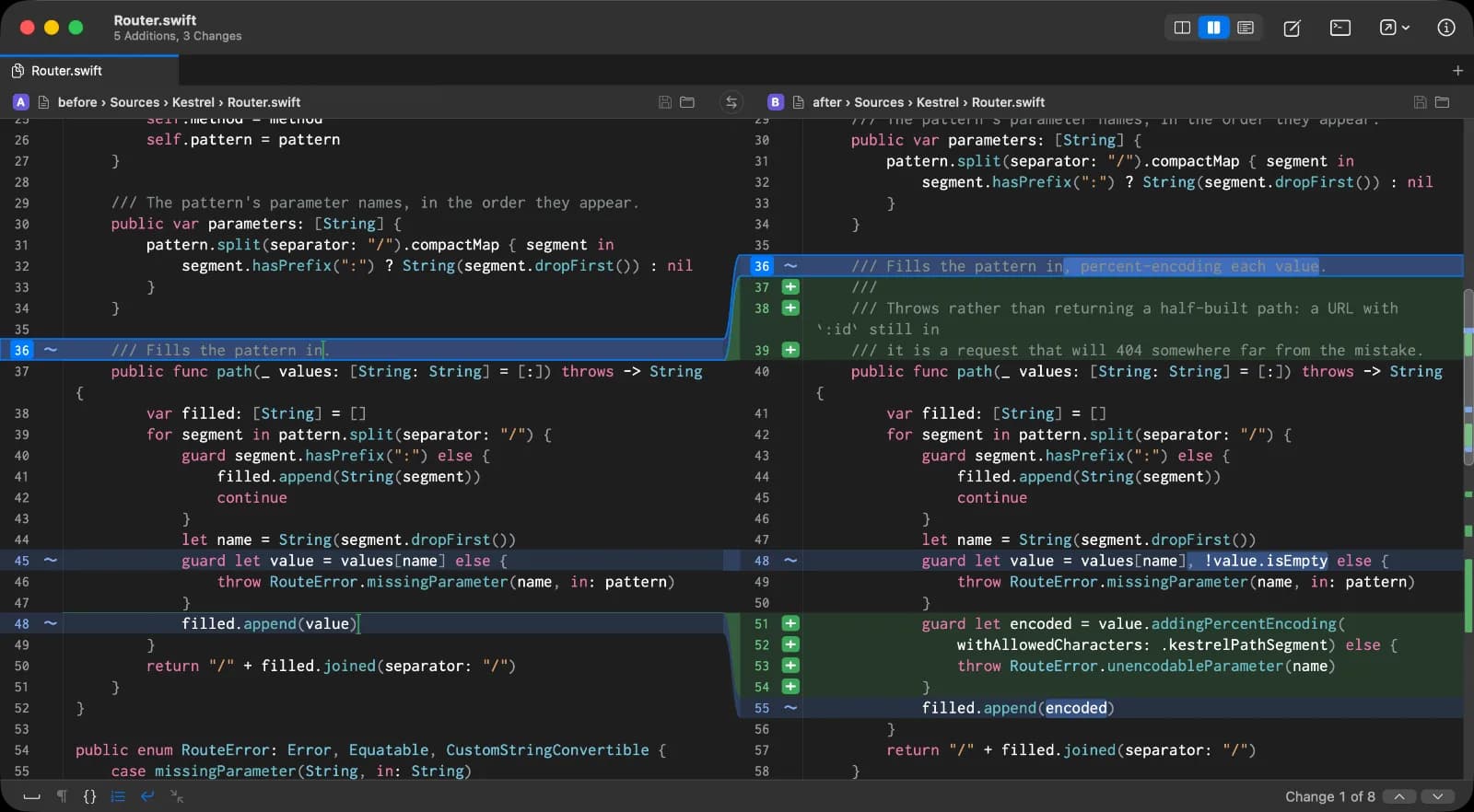 Riffle screenshot 1