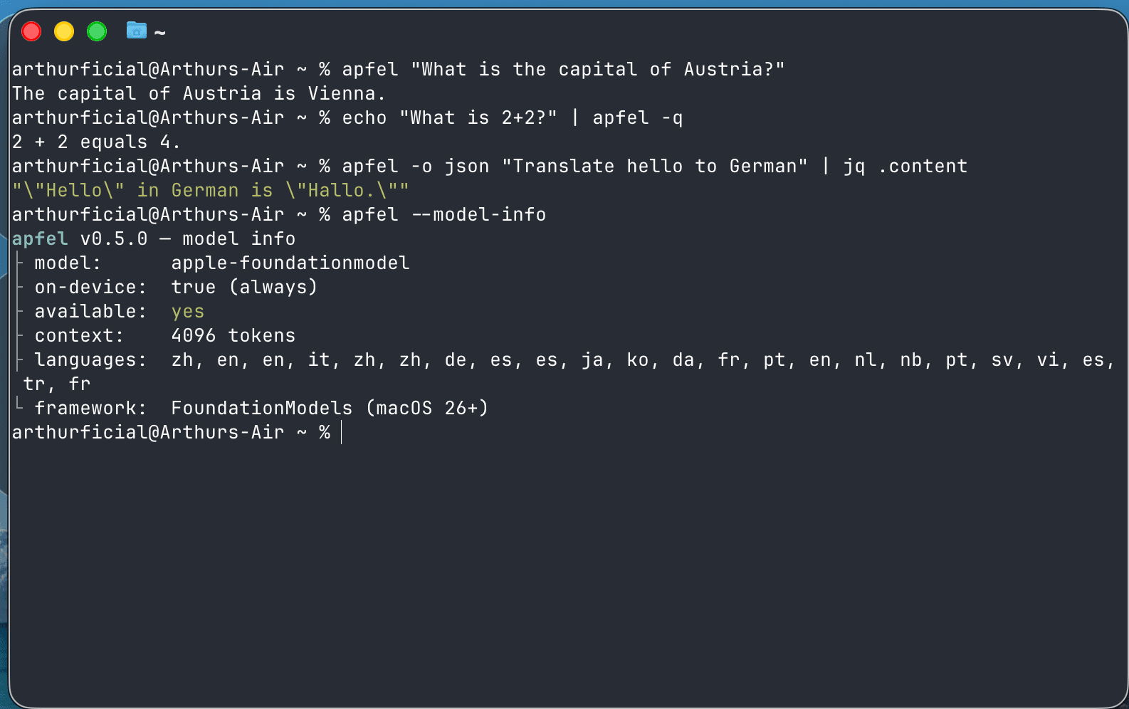 Apfel screenshot 1