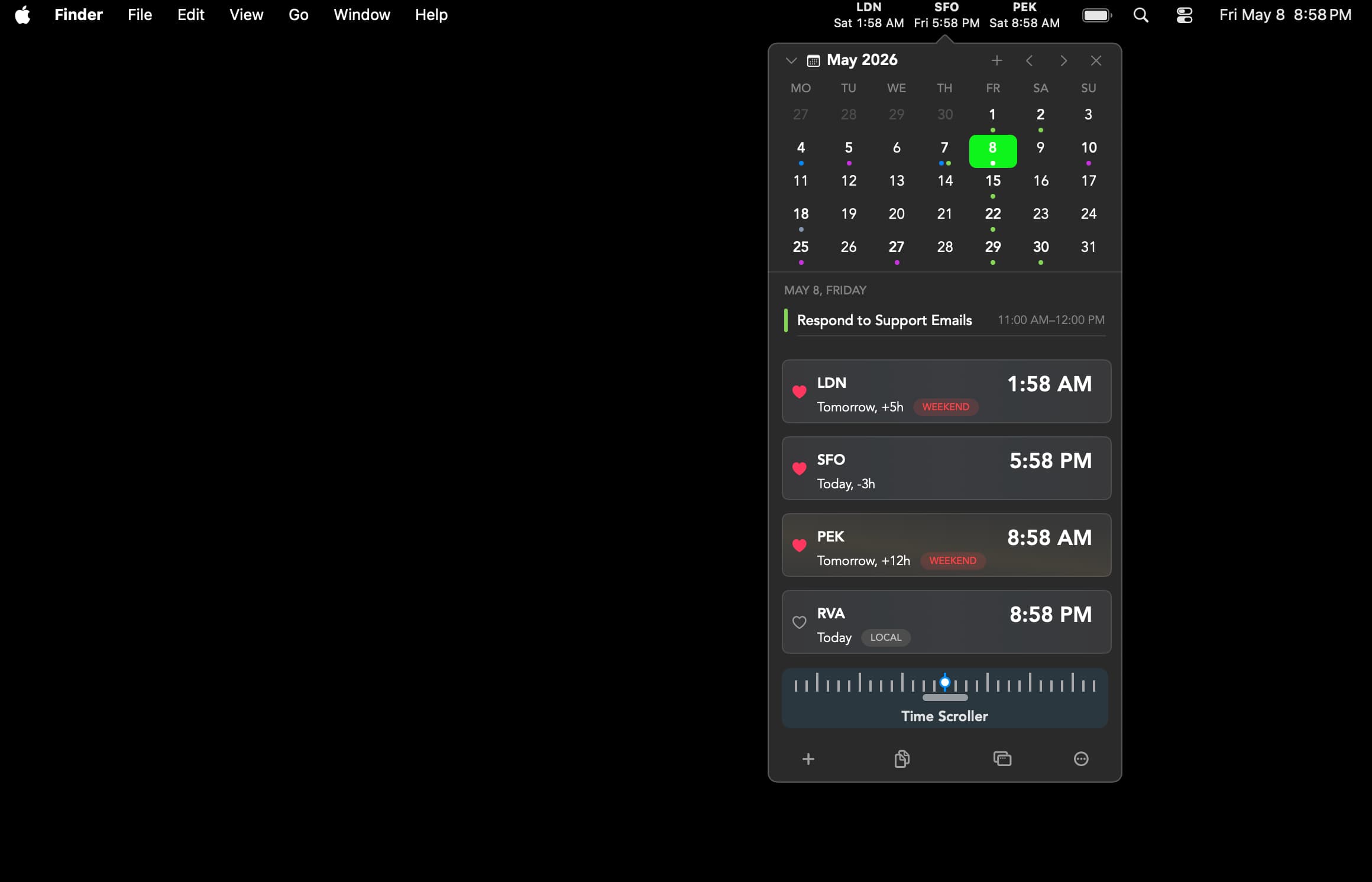 Clocker screenshot