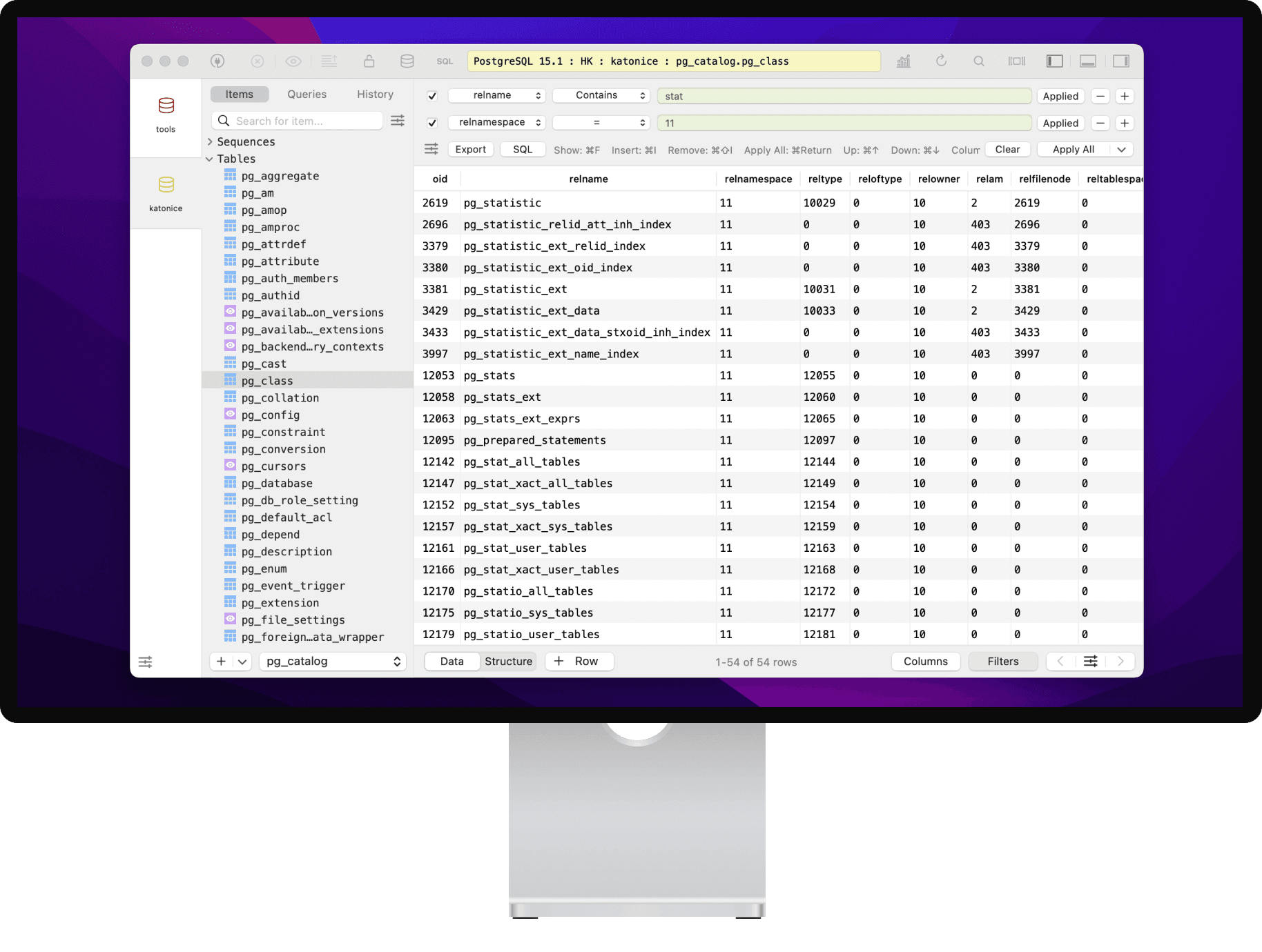 TablePlus screenshot 1